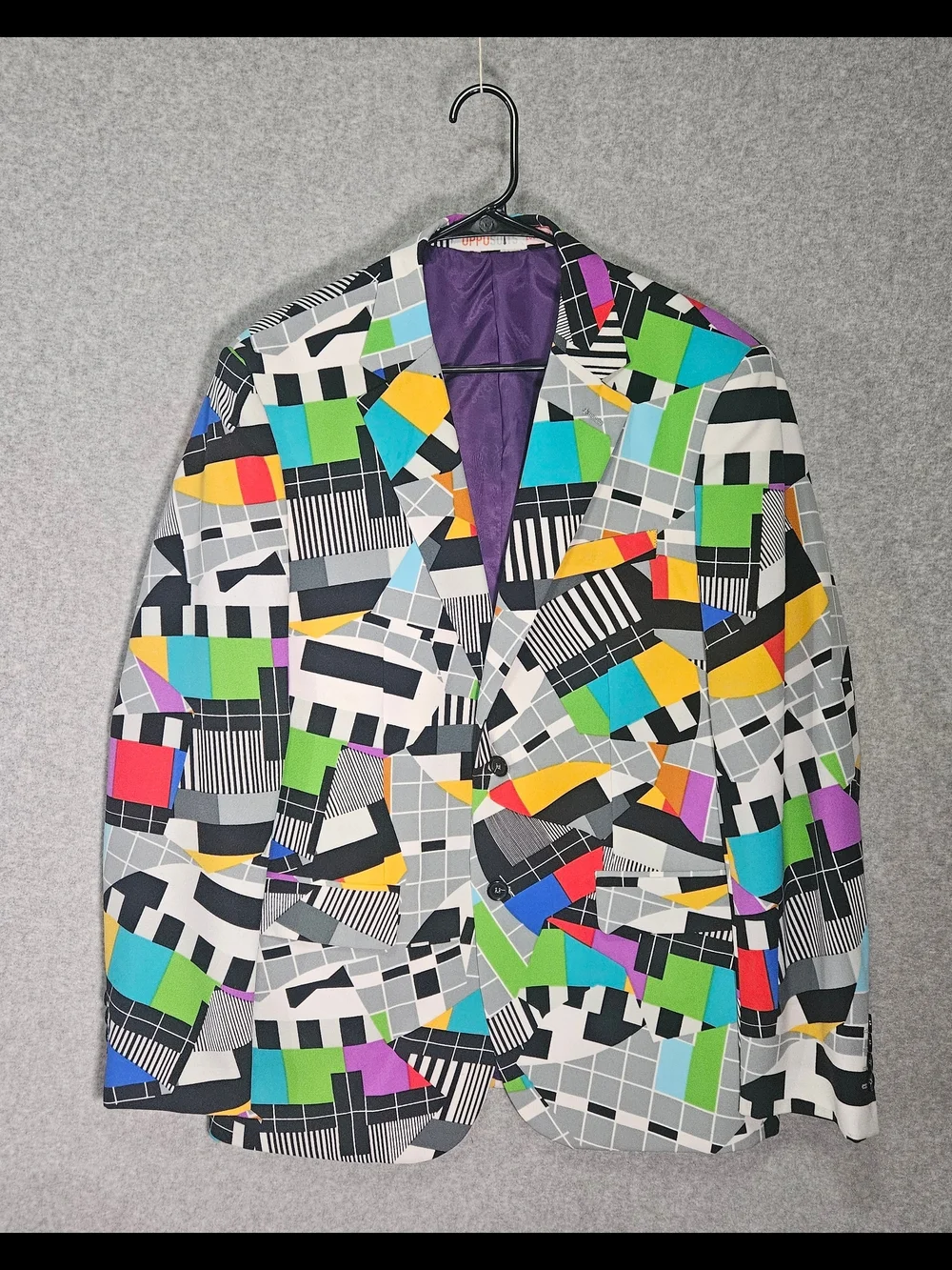 Men's OPPOSUITS 3Pc Suit Set, Blazer Pants And Tie Size 42